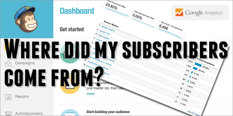 track mailchimp signups google analytics