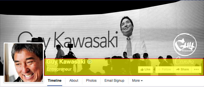 New Facebook cover photo layout