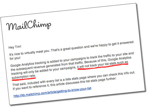 mailchimp email