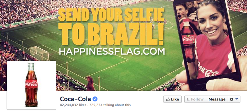example facebook page coca-cola