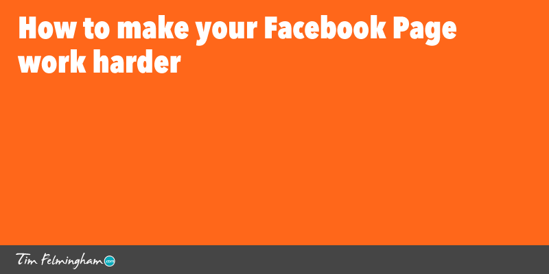 Facebook Business Page Tips