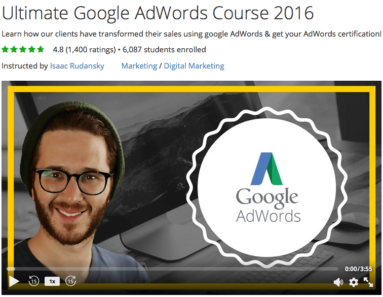 ultimate Google adwords course 2016