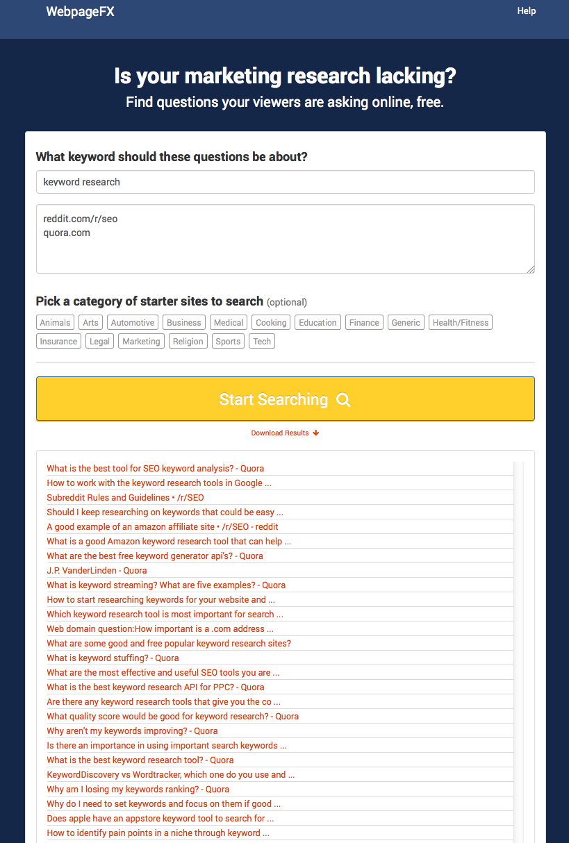 FAQ Fox screenshot