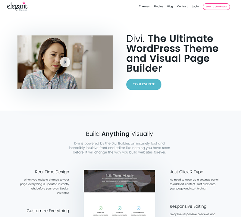 divi theme screenshot